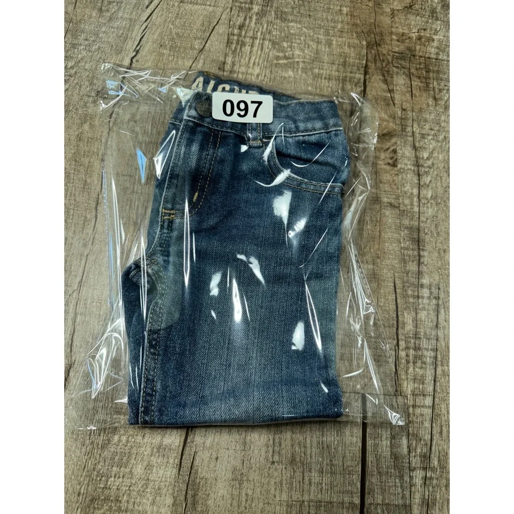 Gymboree Boys Straight Leg Jeans Medium Wash Adjustable Waist RN70530 Size‎ 4T